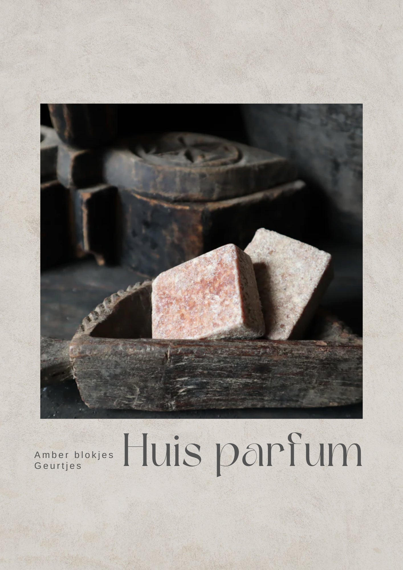 Amber blokjes & huisparfum
