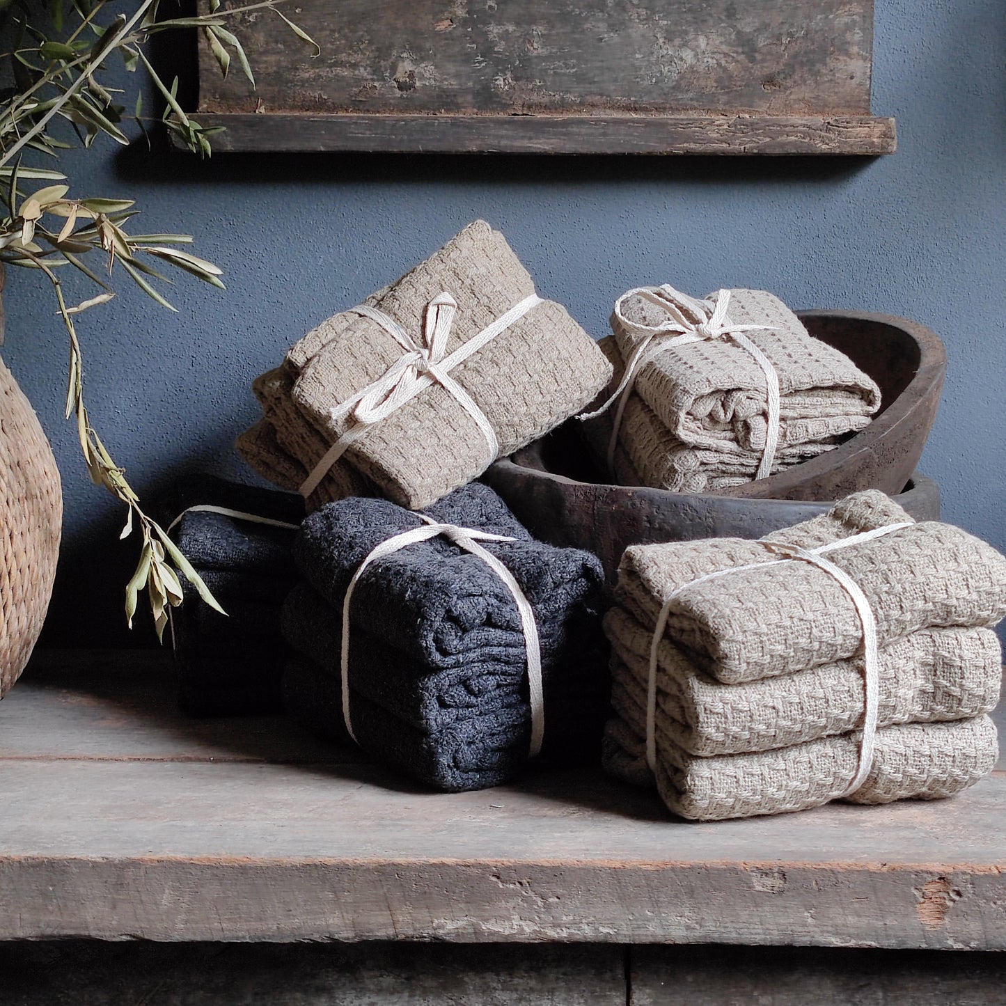 Keukendoek moody beige set van 3