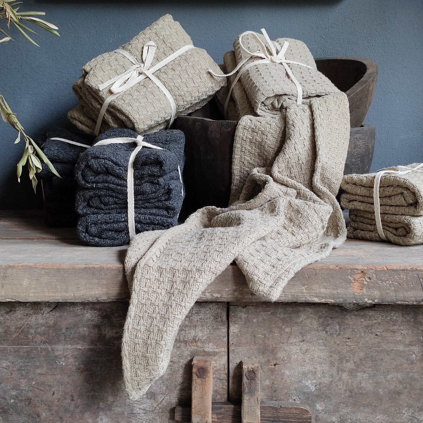 Keukendoek moody beige set van 3