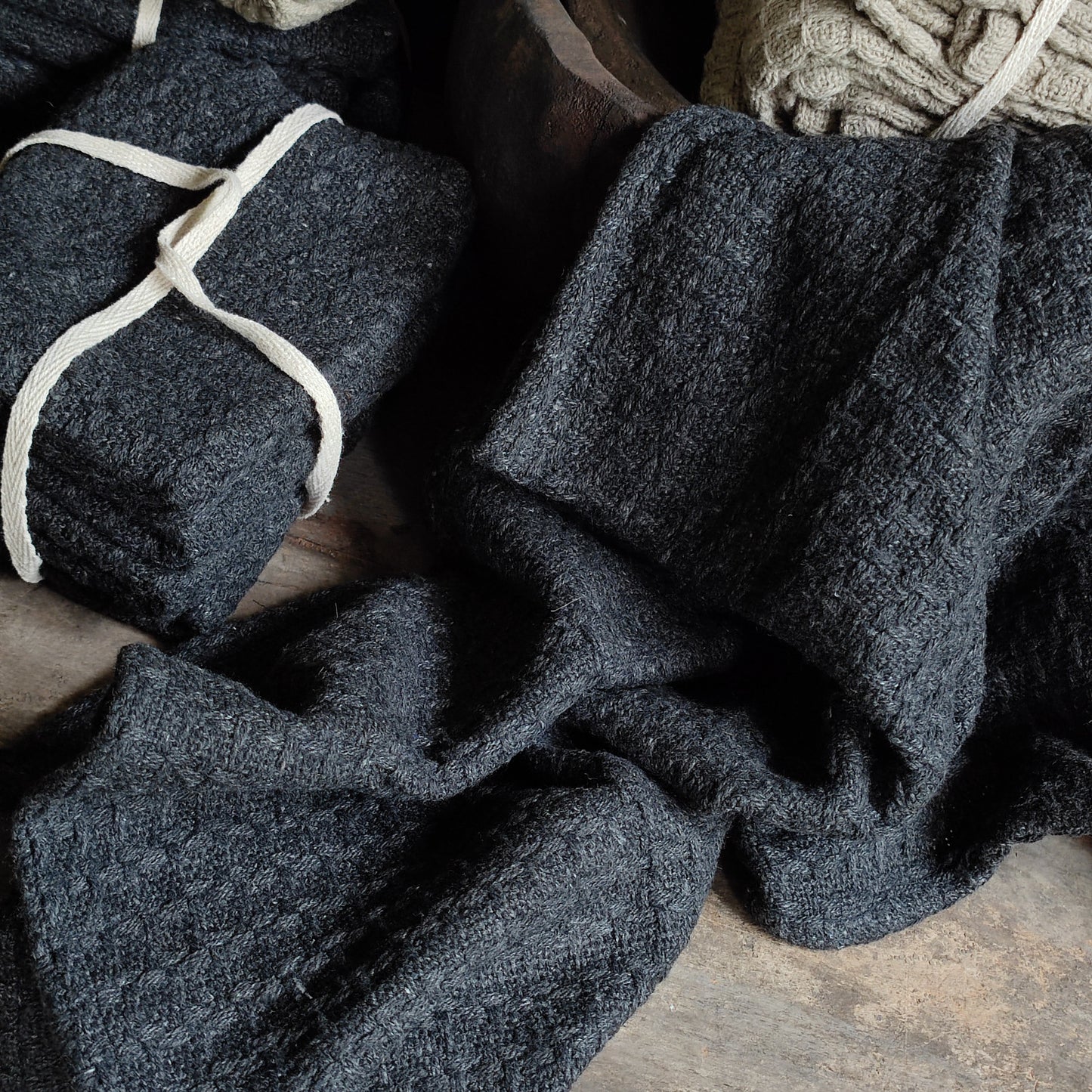 Keukendoek moody black set van 3