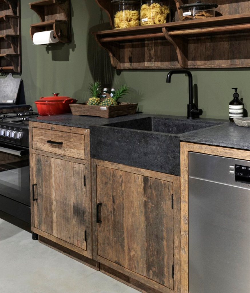 Keuken element NR 18 spoelbak, Small zonder kraangat