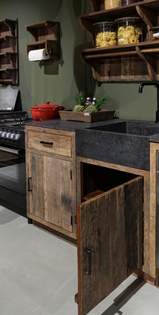 Keuken element NR 15 spoelbak, Small met kraangat