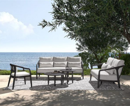 2 - zits bank Anais 150 cm zwart