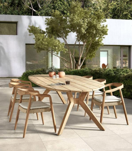 Armstoel anais natural