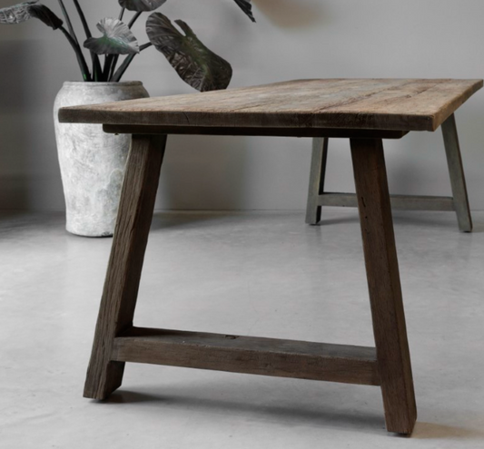 Rustic eettafel A poot in meerdere maten 180 cm | 200 cm |220cm |240 cm