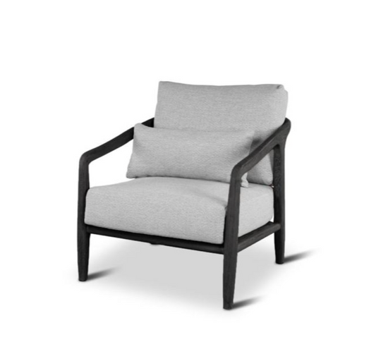 Lounge chair Anais zwart