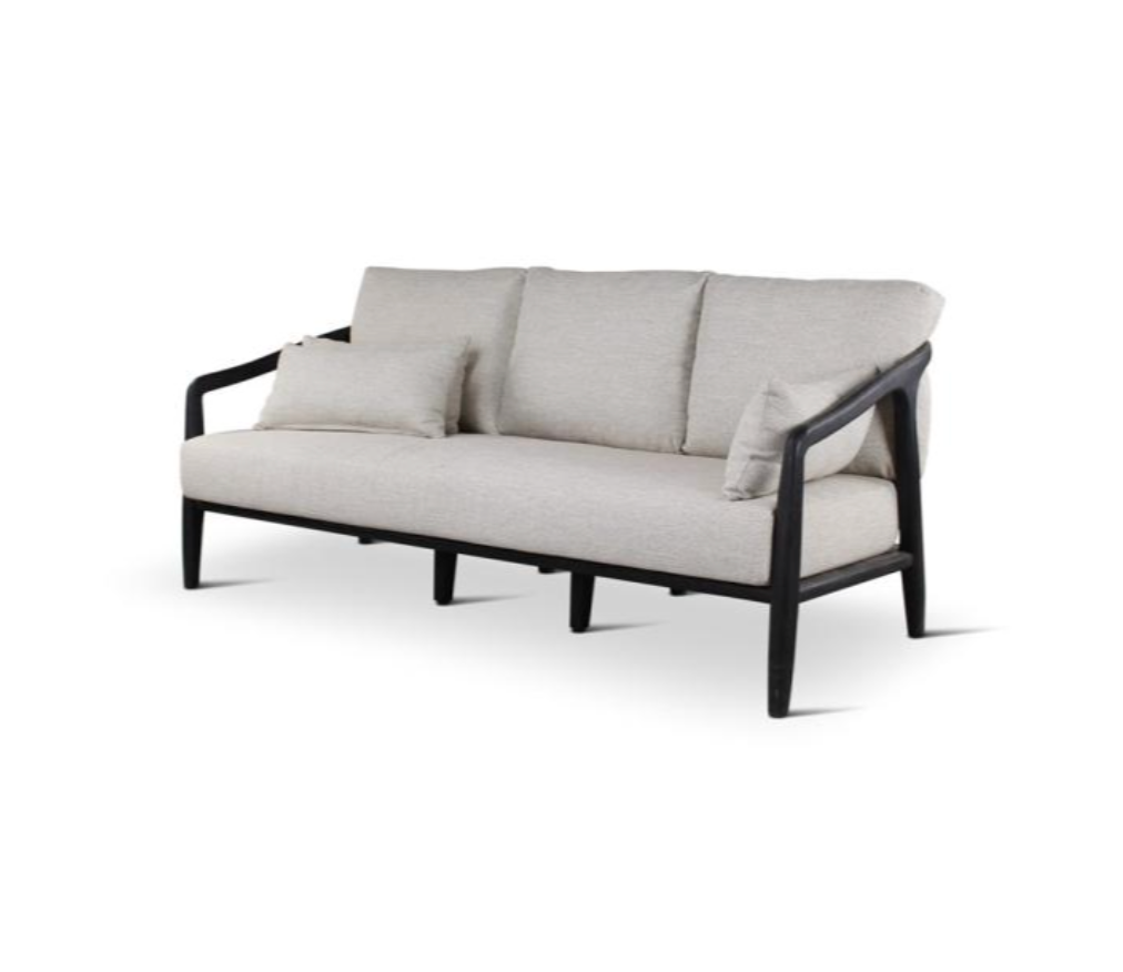 3 - zits bank Anais 196 cm zwart