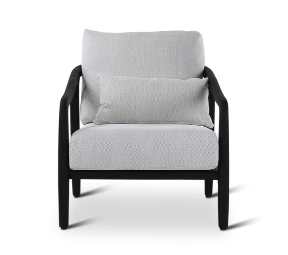 Lounge chair Anais zwart