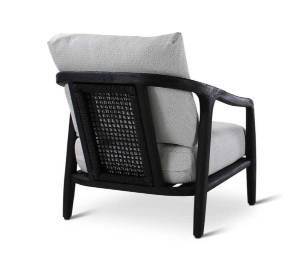 Lounge chair Anais zwart