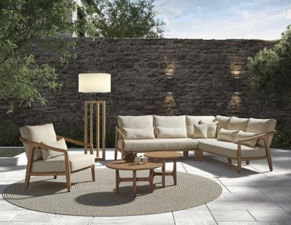 Lounge chair Anais naturel