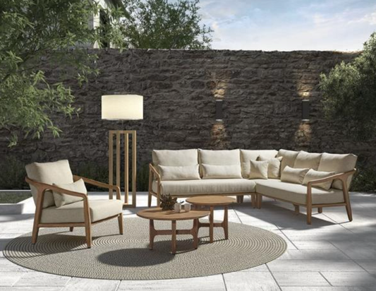 Lounge chair Anais naturel