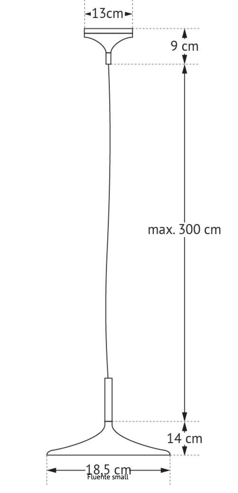 Hanglamp Fluente Frezoli MODEL SMALL