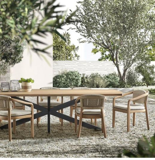 Armstoel Elisa naturel