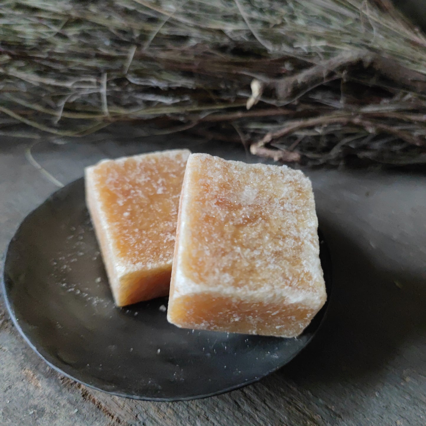 Amber diced wild fig