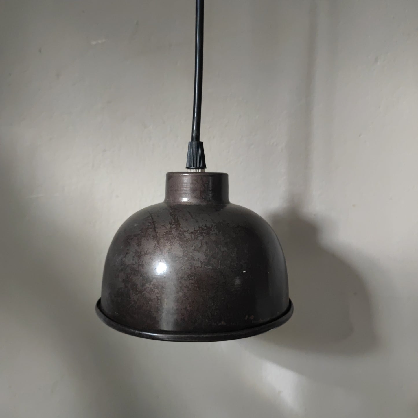 Metalen hanglamp Old look brons