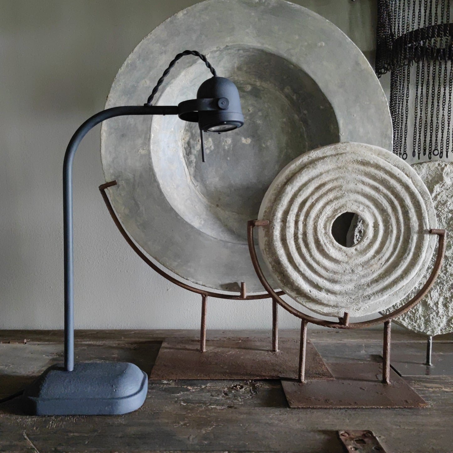 Tischlampe Spezia Frezoli Bleifarbe