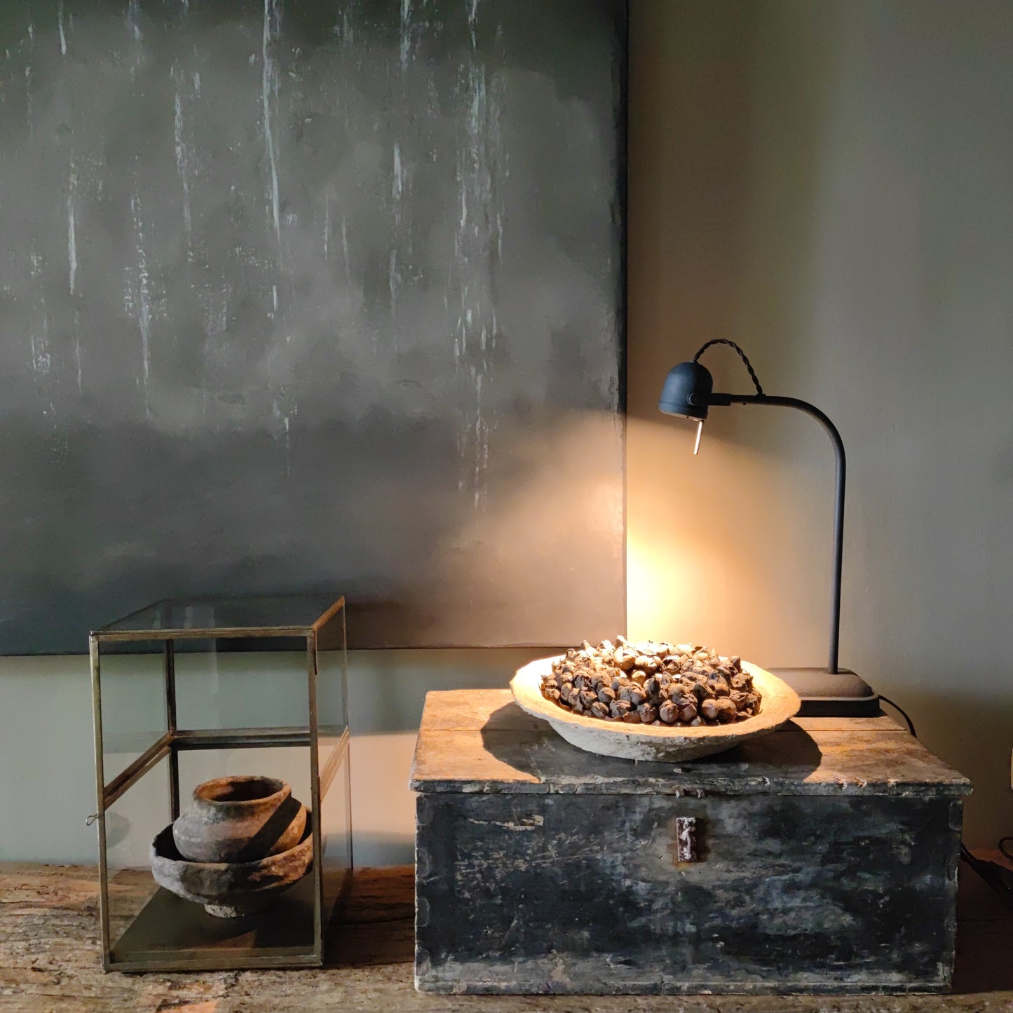 Tischlampe Spezia Frezoli Bleifarbe