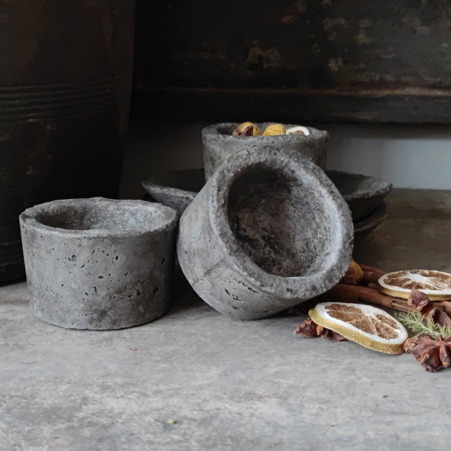 Beton (kaars) bakje PMR