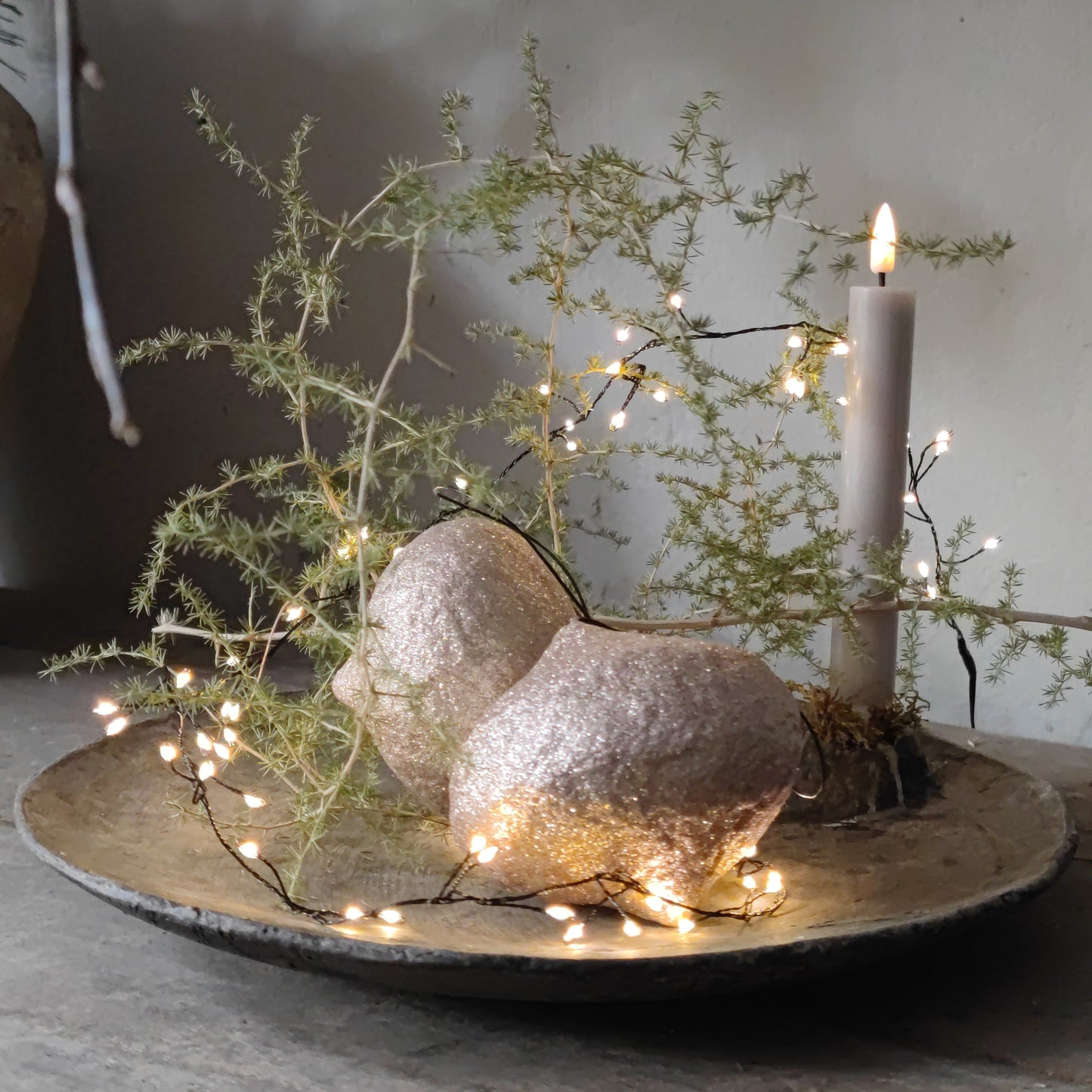 Kerstbal hanger druppel champagne