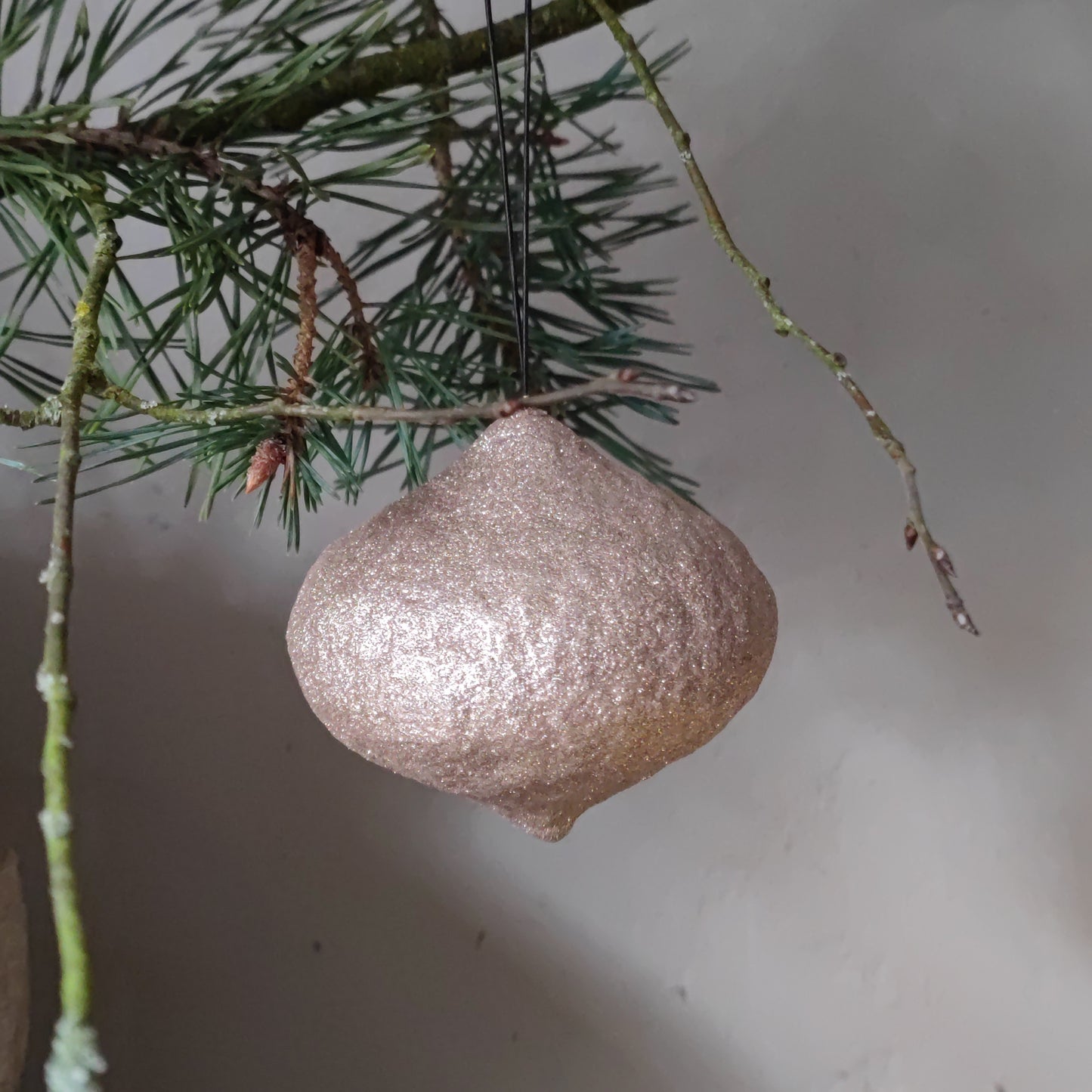 Kerstbal hanger druppel champagne