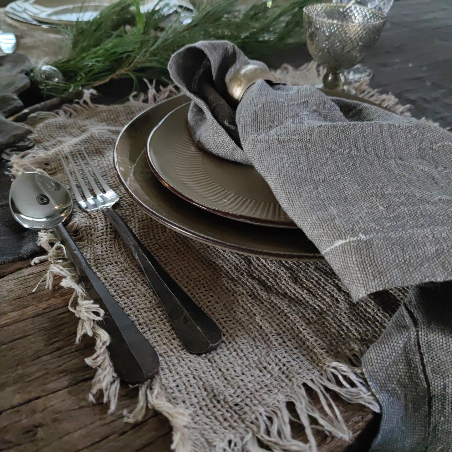 Raw Linnen servet/placemat
