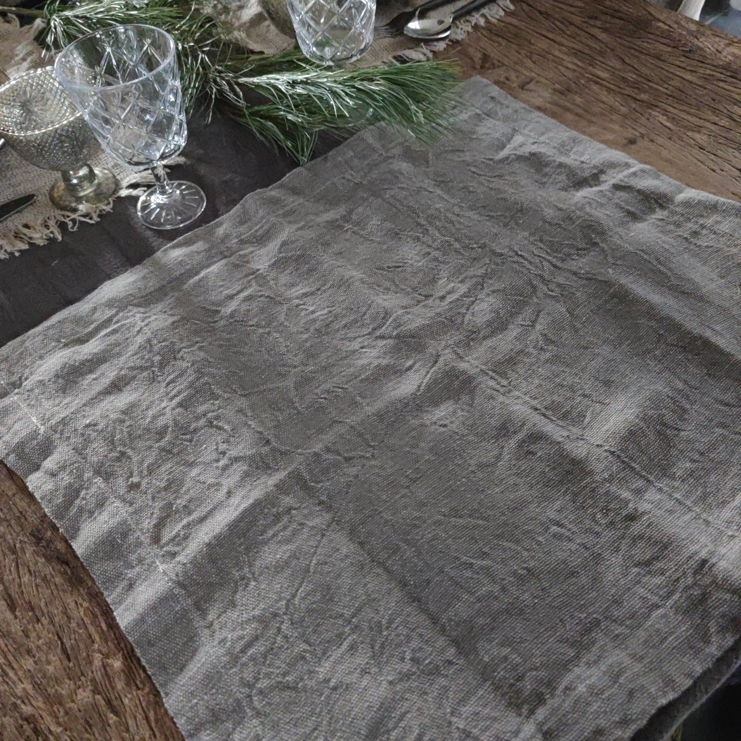 Raw Linnen servet/placemat