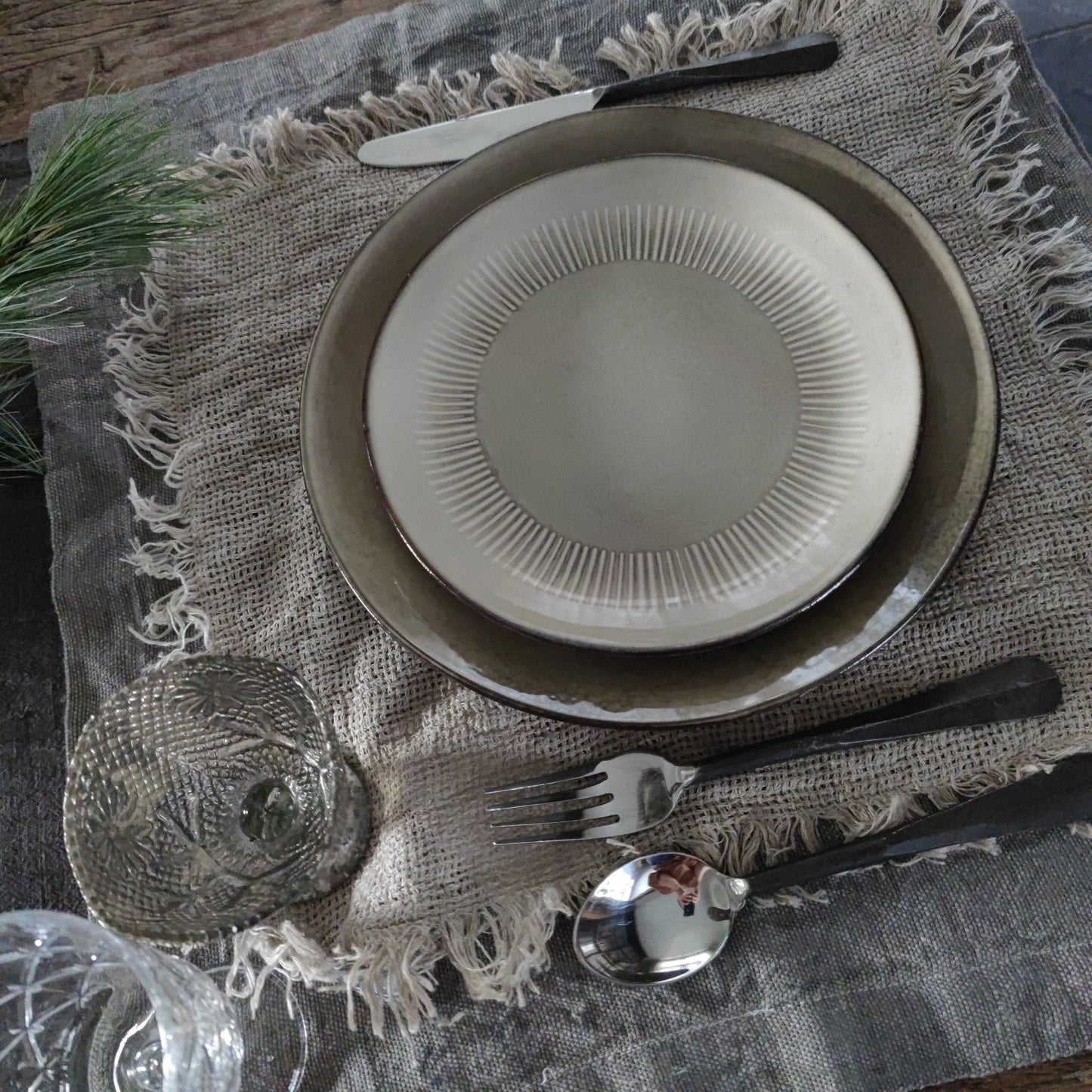 Raw Linnen servet/placemat