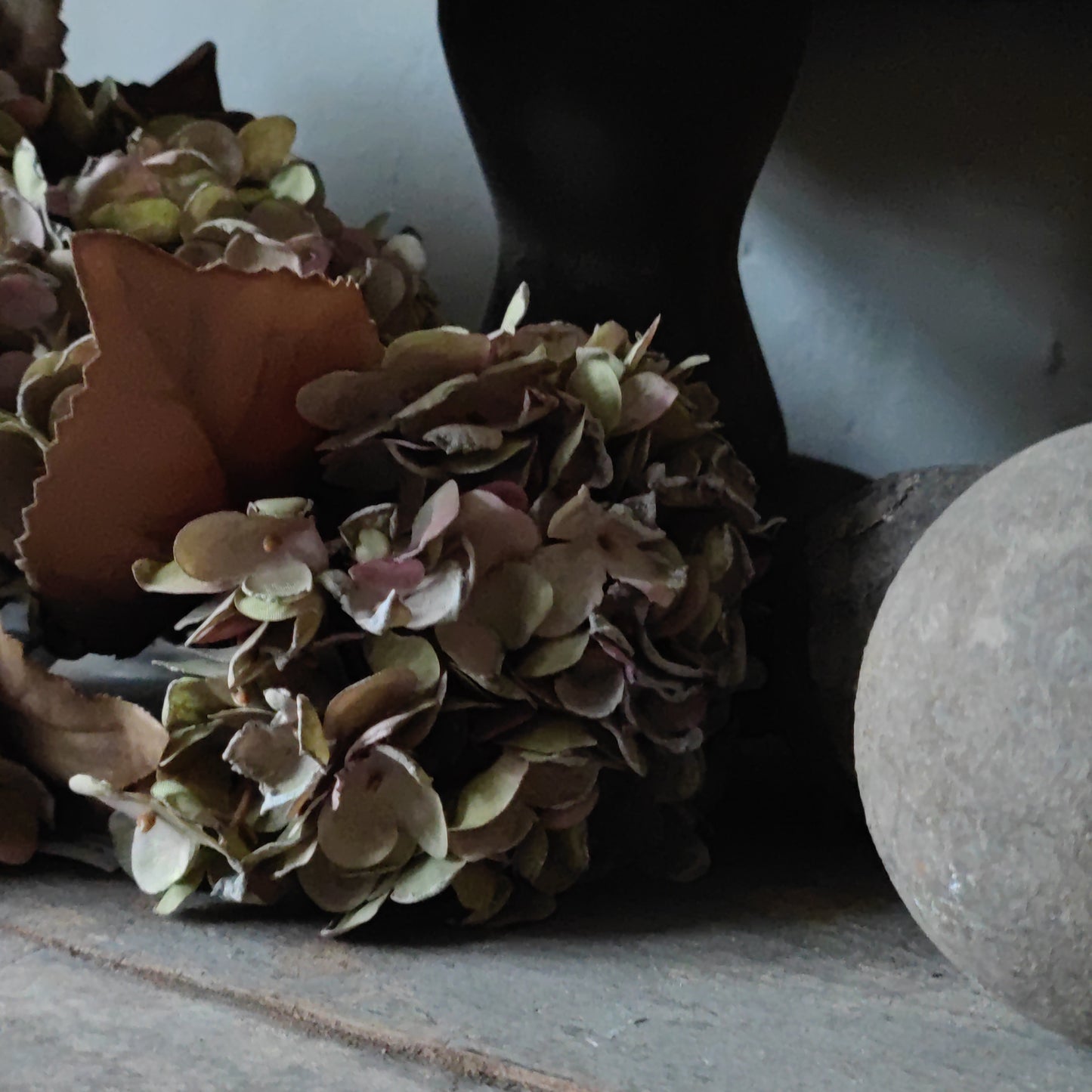 Silk hydrangea soft lilac 40 cm