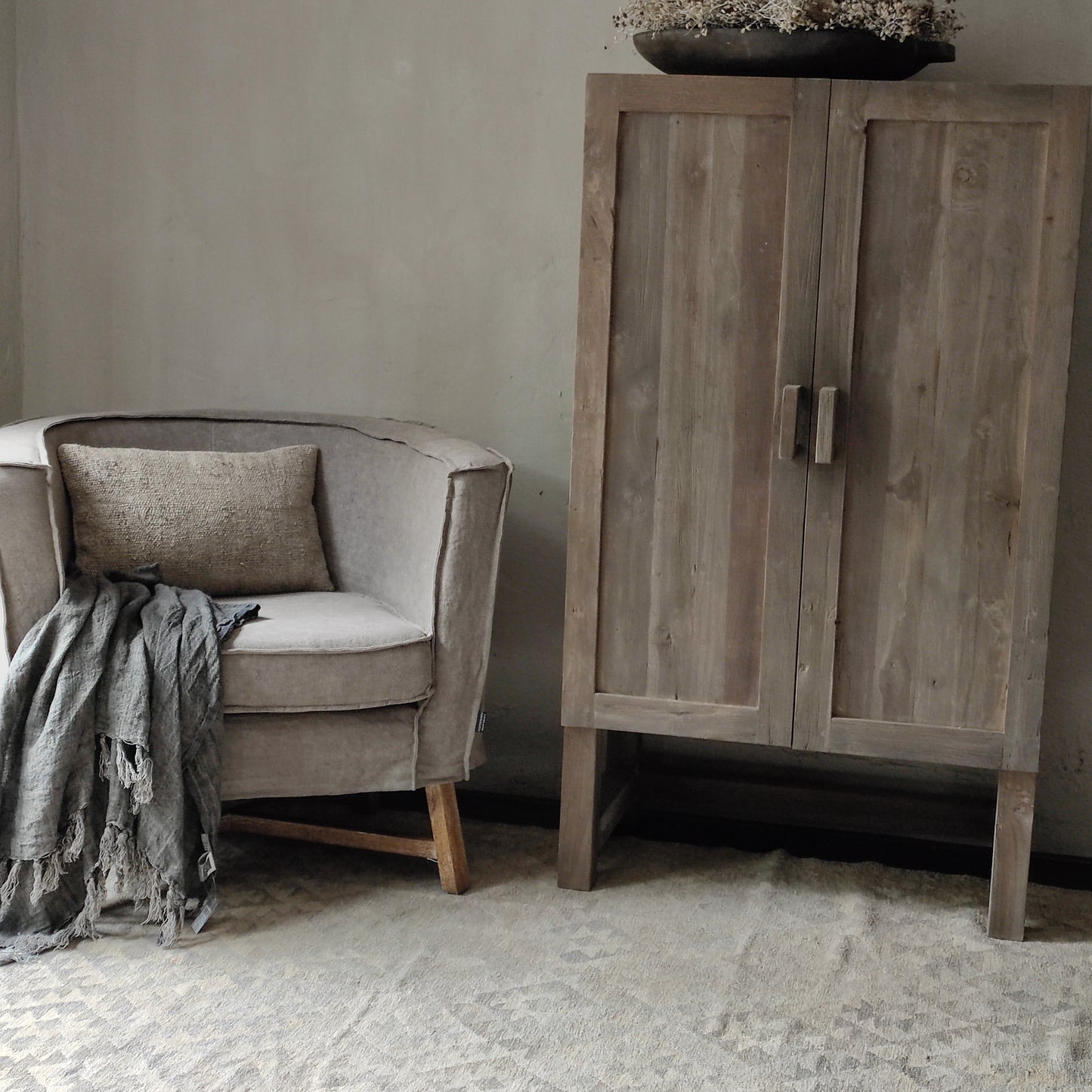 Fauetuil Dirk Aura Peeperkorn TAUPE op bestelling
