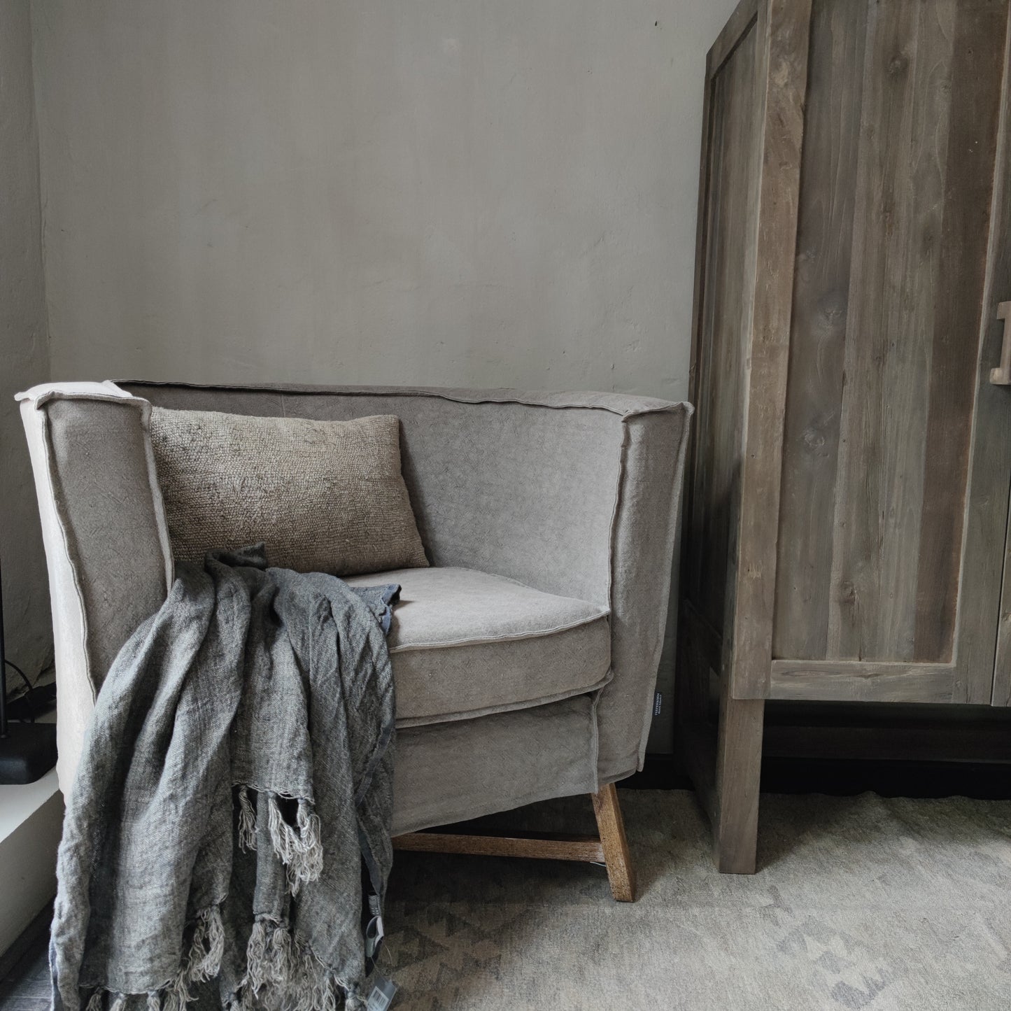 Fauetuil Dirk Aura Peeperkorn TAUPE op bestelling