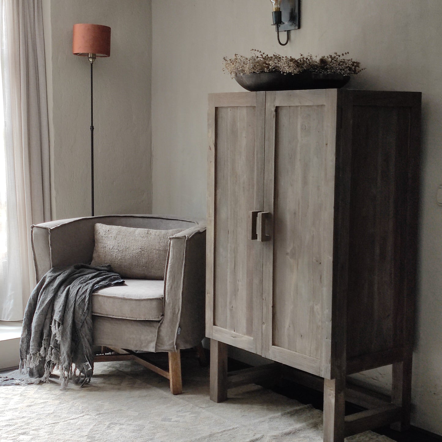 Fauetuil Dirk Aura Peeperkorn TAUPE op bestelling