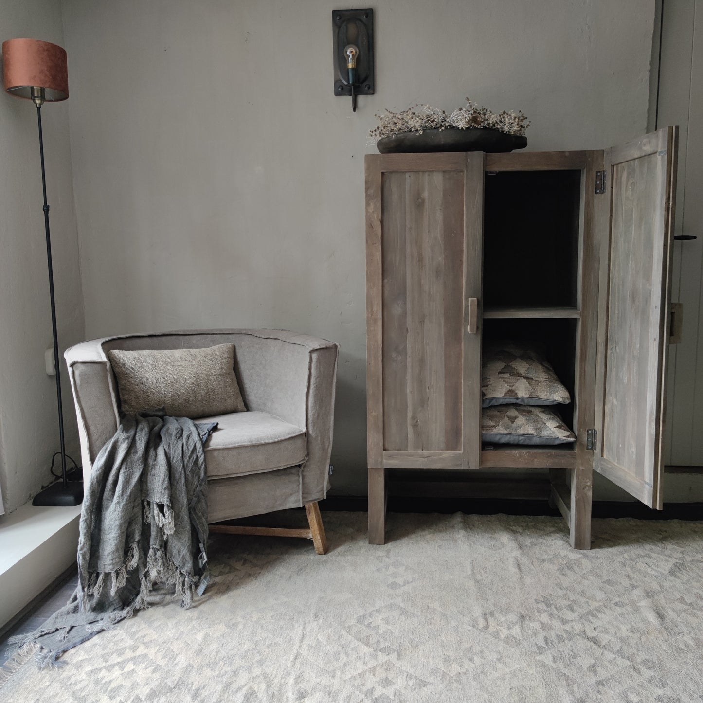 Fauetuil Dirk Aura Peeperkorn TAUPE op bestelling