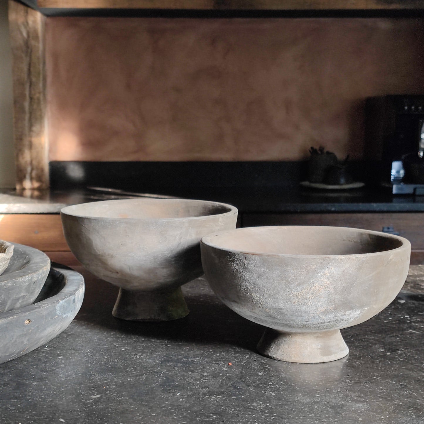 Houten bowl Aura Peeperkorn