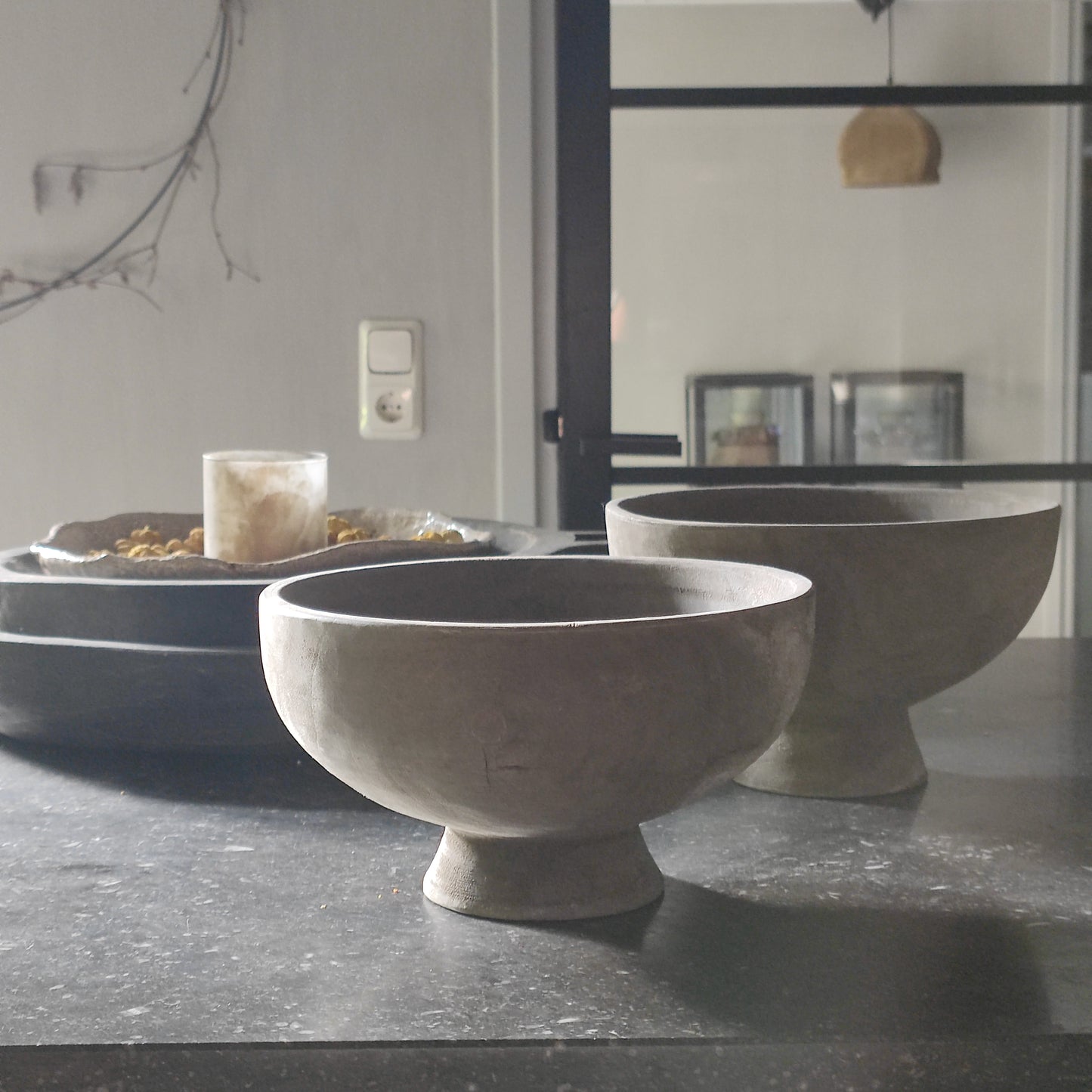 Houten bowl Aura Peeperkorn