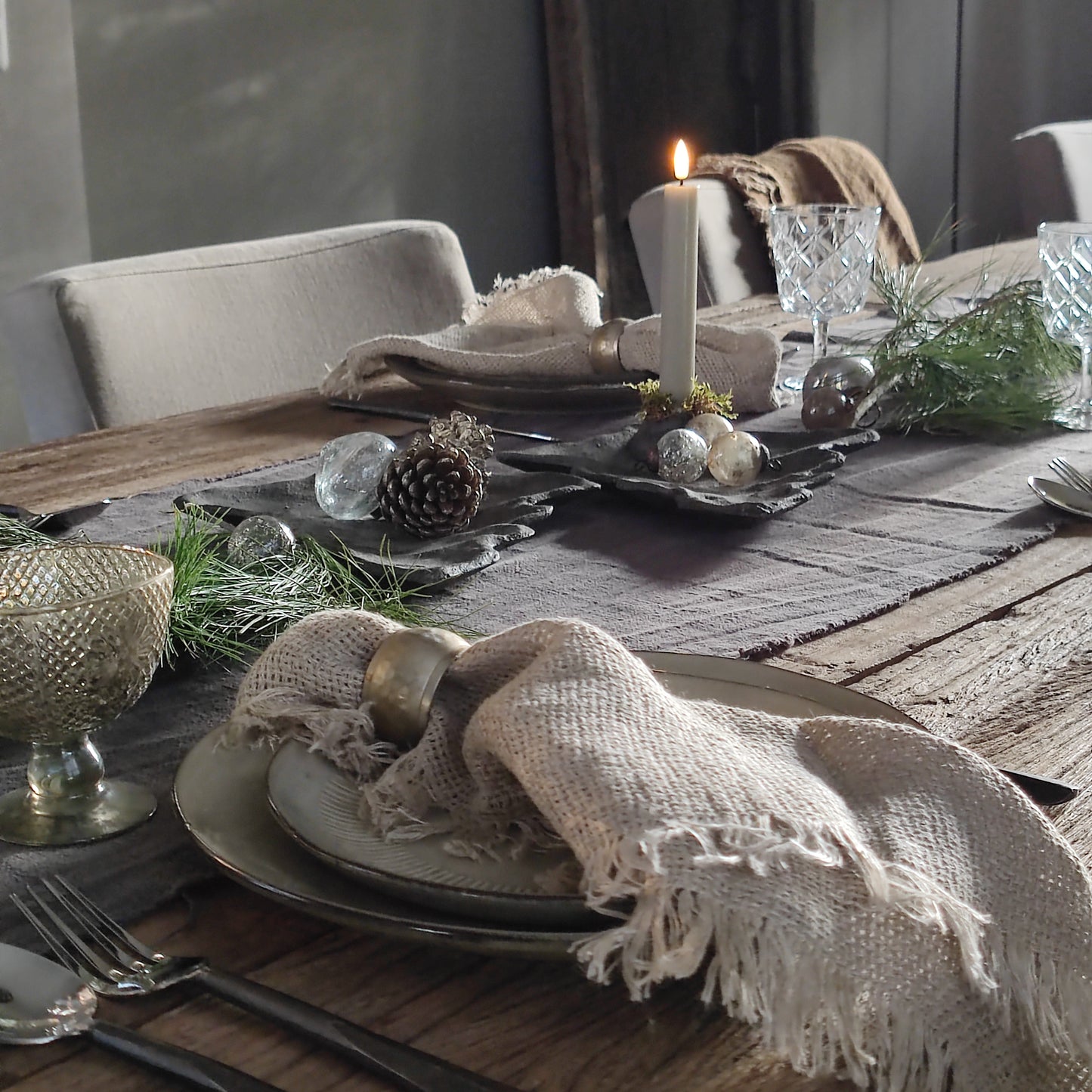 Raw Linnen servet/placemat