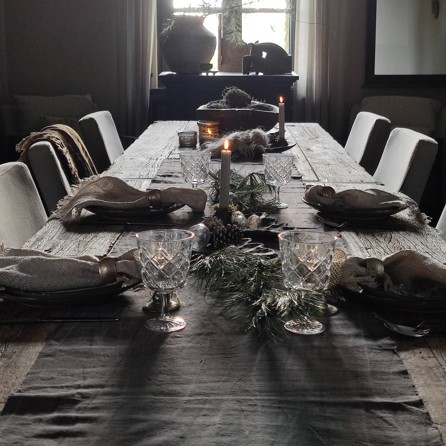 Raw Linnen servet/placemat
