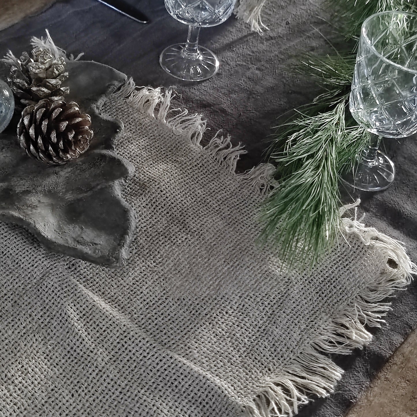 Raw Linnen servet/placemat