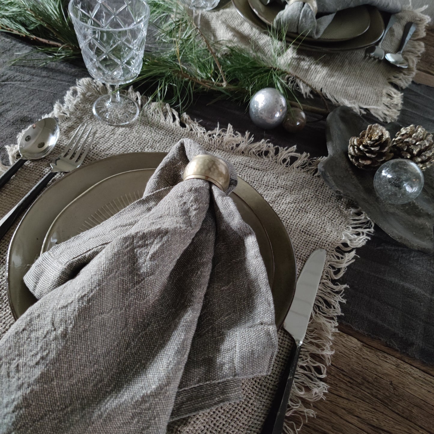 Raw Linnen servet/placemat
