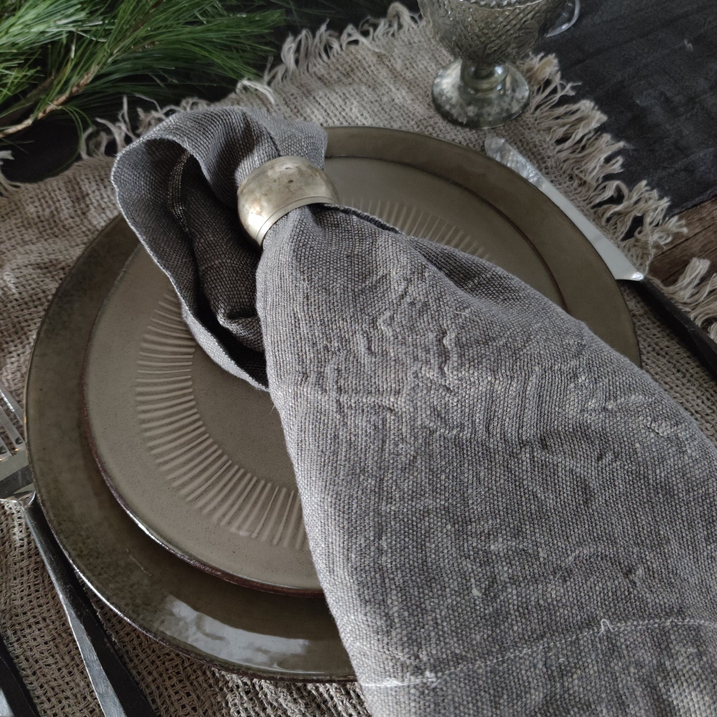 Raw Linnen servet/placemat