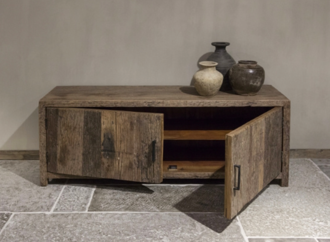 Rustiek tv dressoir 2 deurs