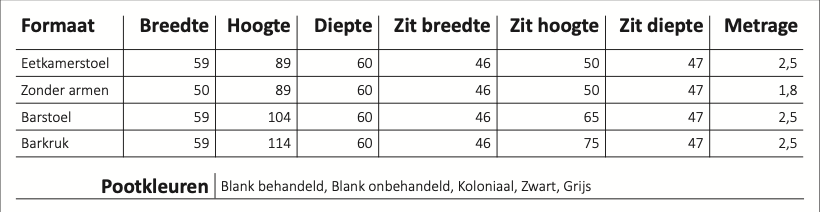 Bocx eetkamerstoel Silvilla