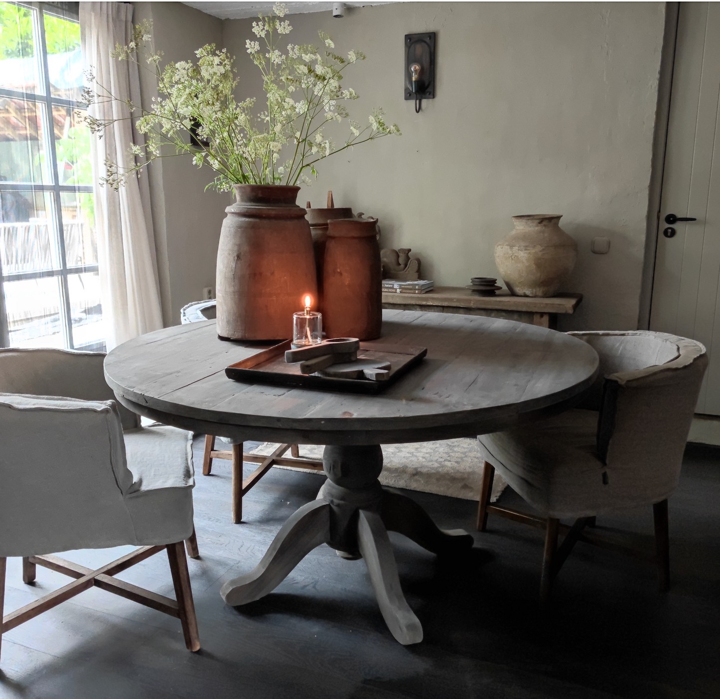 Ronde tafel Aura Peeperkorn diameter 145 cm OP BESTELLING