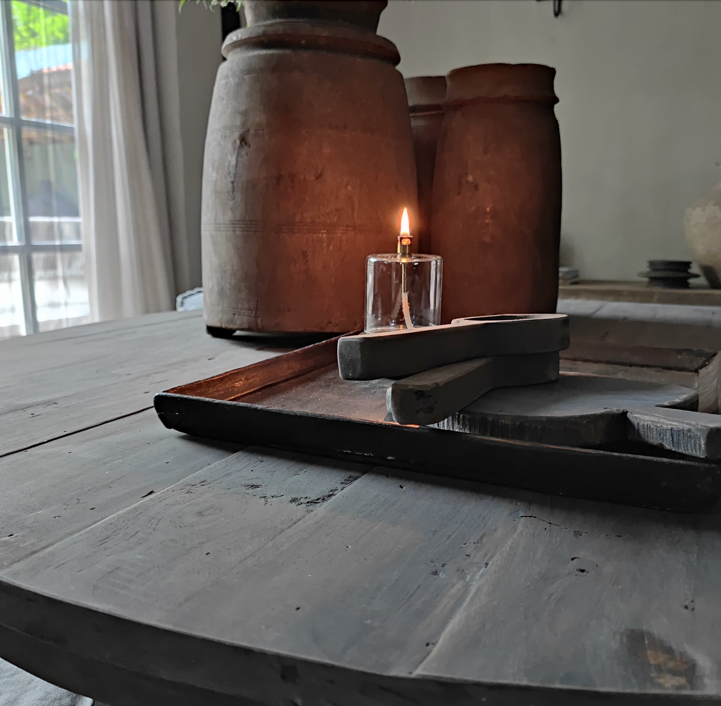 Ronde tafel Aura Peeperkorn diameter 145 cm OP BESTELLING