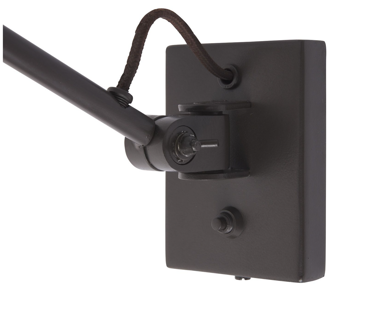 Wandlamp Mazz knikarm koperen kapje Frezoli