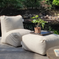 Outdoor bag seat hocker / poef