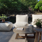 Outdoor bag seat hocker / poef