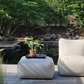 Outdoor bag seat hocker / poef
