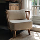 Modern rustic fauteuil nieuw showmodel 1 stuks