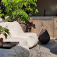 Outdoor bag seat hocker / poef