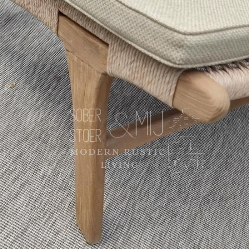Outdoor chair aluminum rope